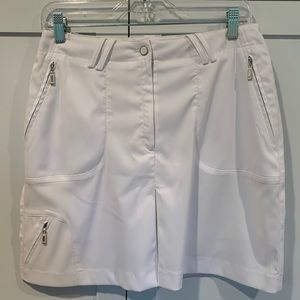 DKNY Golf white skort